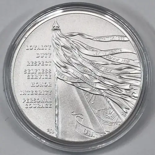 2023 US Army 2.5 oz Silver Medal w US Mint OGP - Box & COA (4)