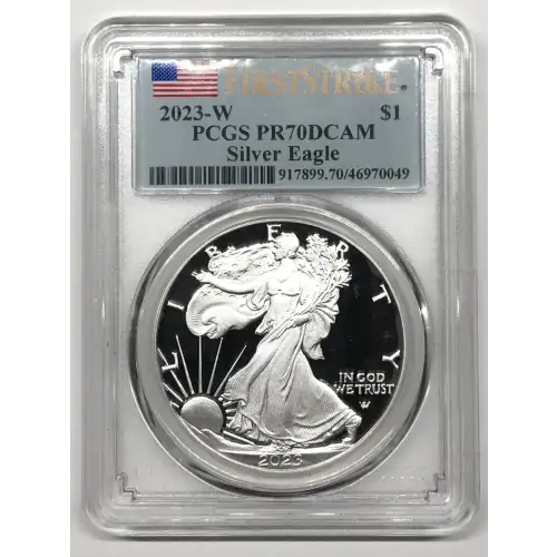 2023-W $1 Silver Eagle First Strike, DCAM