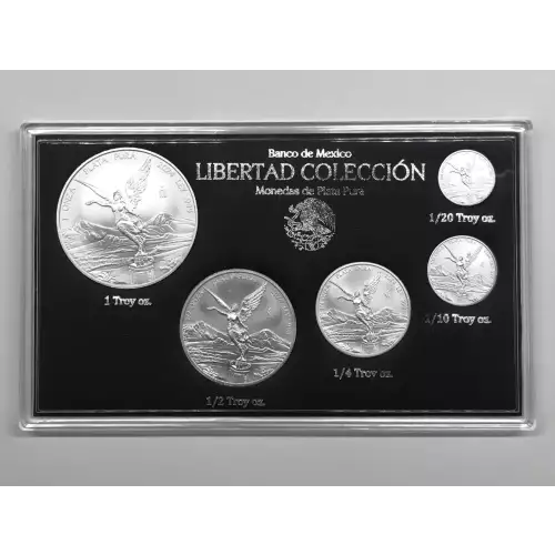 2024 Mexico Silver Libertad 5-Coin BU Mint Set [DUPLICATE for #553748] (2)