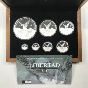2024 Mexico Silver Libertad 7-Coin Proof Set