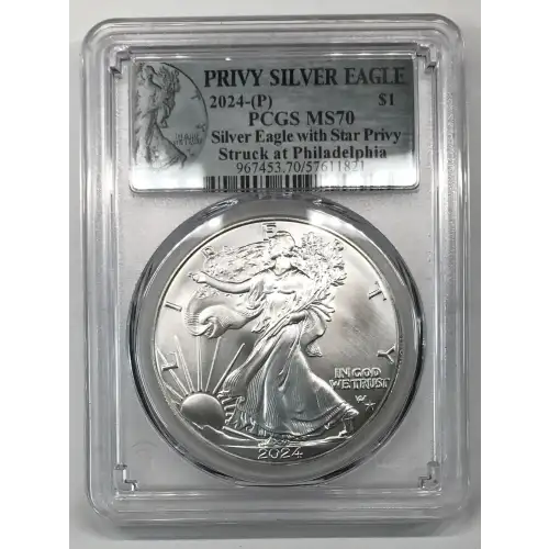 2024-(P) $1 Silver Eagle with Star Privy Struck at Philadelphia (2)
