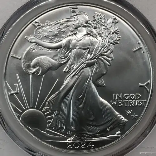 2024-(P) $1 Silver Eagle with Star Privy Struck at Philadelphia First Strike (3)