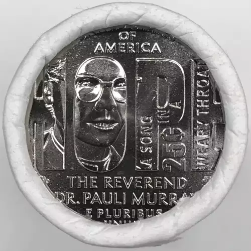 2024-S Rev. Dr. Pauli Murray American Women Quarter US Mint San Francisco S Roll (2)