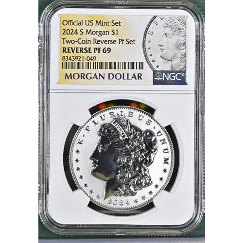2024 S Two-Coin Reverse Pf Set Official US Mint Set