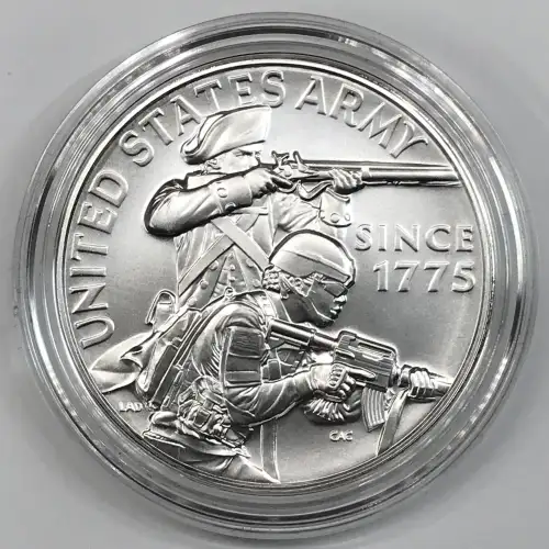 2024 US Army Armed Forces 1 oz Silver Medal w US Mint OGP - Box & COA (3)