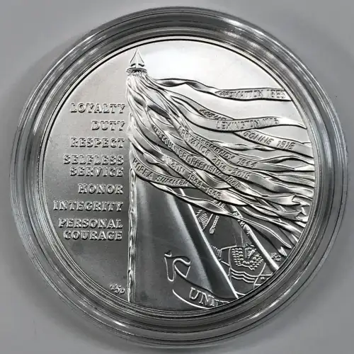 2024 US Army Armed Forces 1 oz Silver Medal w US Mint OGP - Box & COA (4)