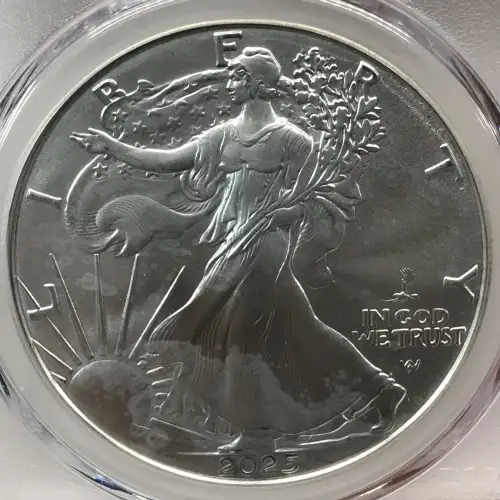 2025-(P) $1 Silver Eagle with Eagle Privy Struck at Philadelphia CM Fall Classic Wade Bogg Wade Boggs (6)