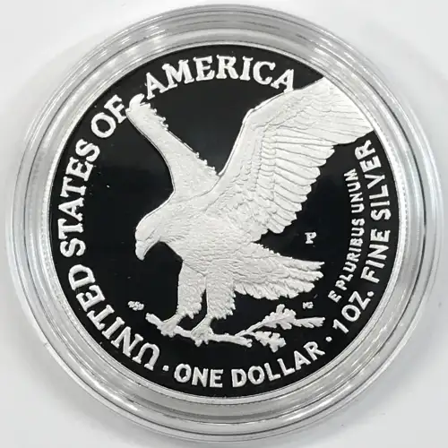 2025-P Marine Corps 250th Anniversary Privy Mark Proof Silver Eagle OGP Box COA (4)