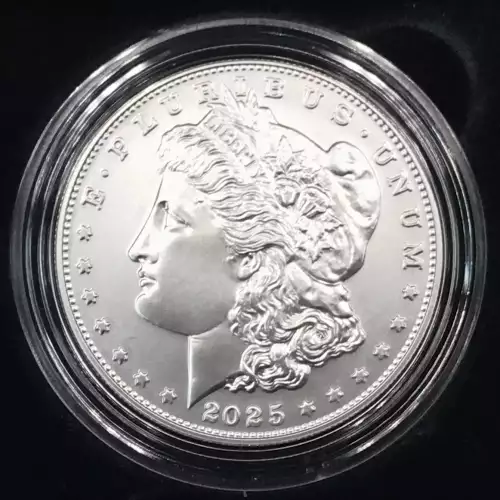 2025-P Uncirculated Morgan Silver Dollar w US Mint OGP Box & COA - Philadelphia (2)