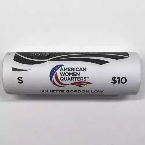 2025-S Juliette Gordon Low American Women Quarter US Mint San Francisco (S) Roll