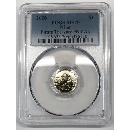2026 $1 Pirate Treasure 9KT Au (2)