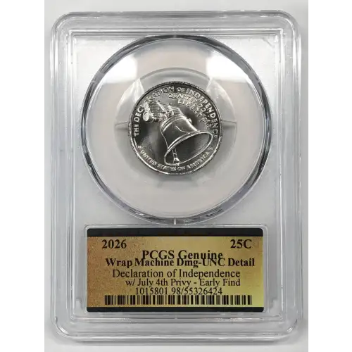 2026 25C Declaration of Independence w/ July 4th Privy - Early Find (5)