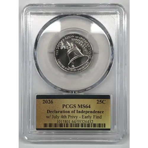 2026 25C Declaration of Independence w/ July 4th Privy - Early Find (4)