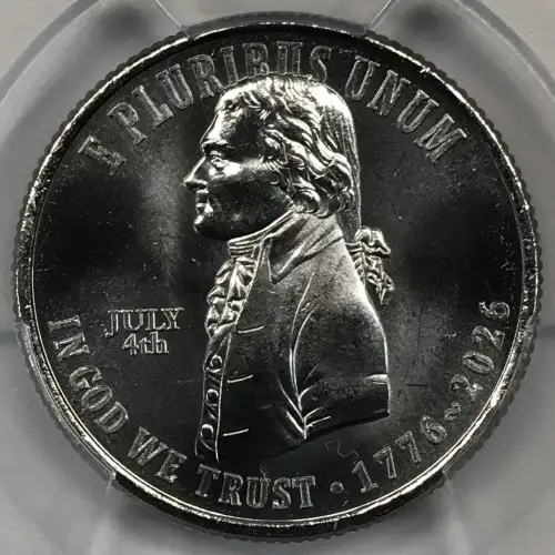 2026 25C Declaration of Independence w/ July 4th Privy - Early Find (2)