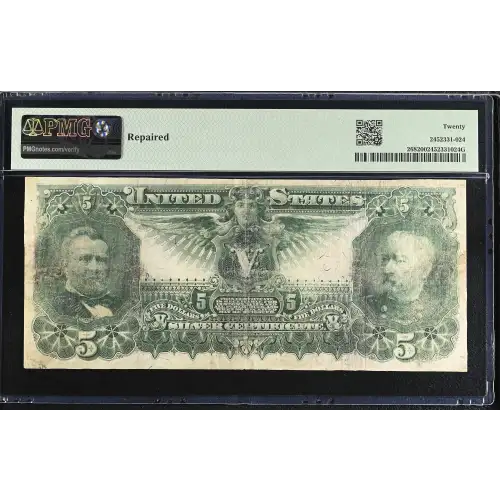 $5 1896 Small Red Silver Certificates 268 (3)