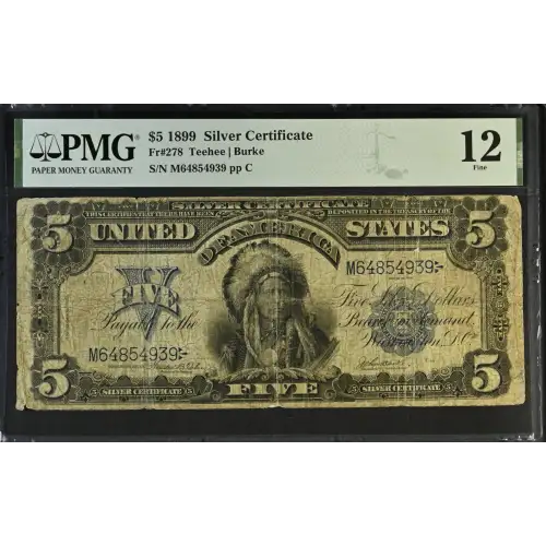 $5 1899 Blue Silver Certificates 278 (2)