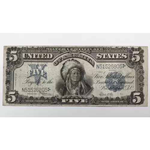 $5 1899 Blue Silver Certificates 281