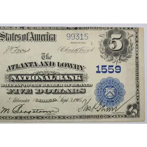 $5  Blue Seal Third Charter Period 598 (3)
