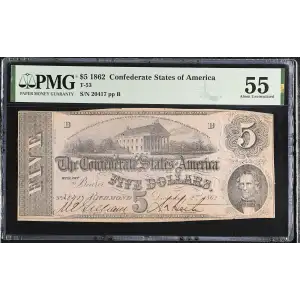 $5   Issues of the Confederate States of America CS-53