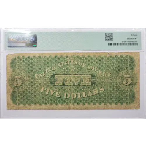$5   Legal Size Notes The Demand Notes of 1861 2