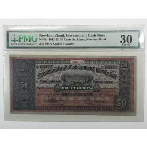 50 Cents 1910-11-1913-14, 1910 Issue  Newfoundland A10