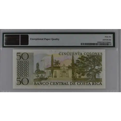 50 Colones 6.9.1972-26.4.1977, 1968-1972 Issues  Costa Rica 239 (3)