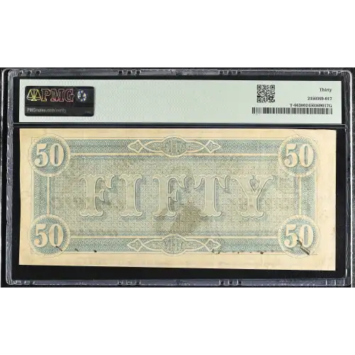 $50   Issues of the Confederate States of America CS-66 (2)