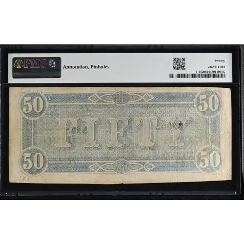 $50   Issues of the Confederate States of America CS-66 (3)