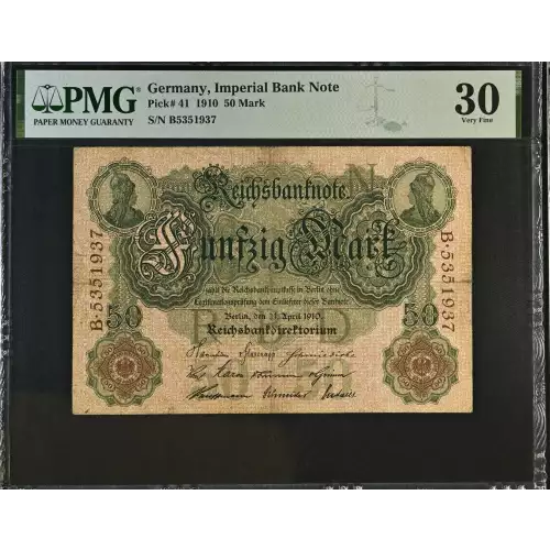 50 Mark 21.4.1910, 1910 Issue  Germany 41