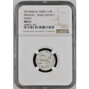 AH1068//31 MUGHAL - SHAH JAHAN I SURAT (2)