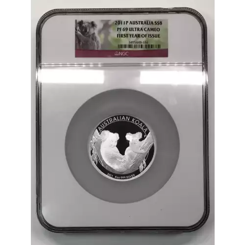Australia 5 oz Silver Koala 8 Dollars (generic, 2011-present)