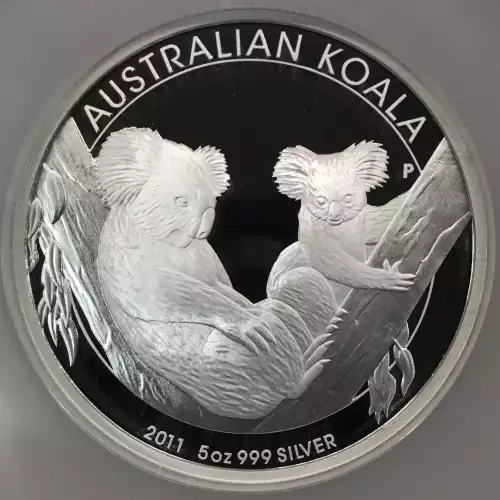 Australia 5 oz Silver Koala 8 Dollars (generic, 2011-present) (2)