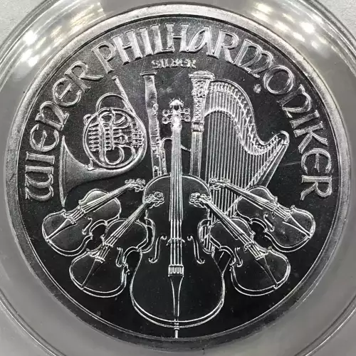 AUSTRIA 1 oz Silver Philharmonic 1-1/2 (1.50) EURO 2008-present (2)