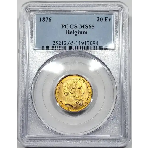 BELGIUM Gold 20 FRANCS (20 Frank) (4)