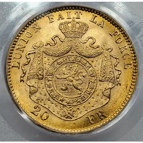 BELGIUM Gold 20 FRANCS (20 Frank) (3)