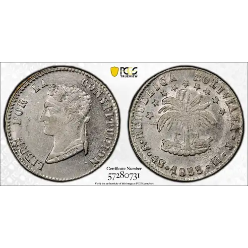 Bolivia Silver 4 SOLES
