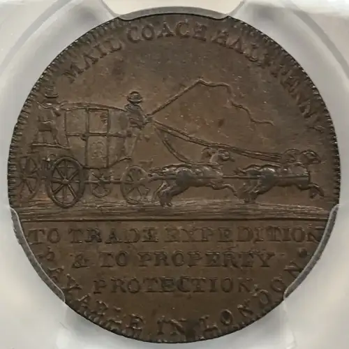 (c.1797) Tk 1/2D DH-363 Middlesex, Mail Coach, BN (3)
