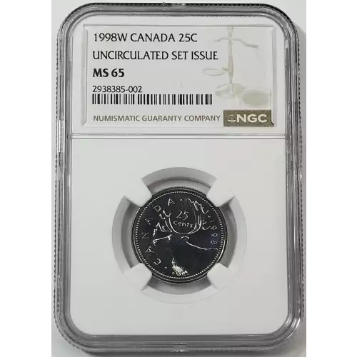 CANADA Nickel Plated Steel 25 CENTS
