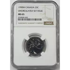 CANADA Nickel Plated Steel 25 CENTS