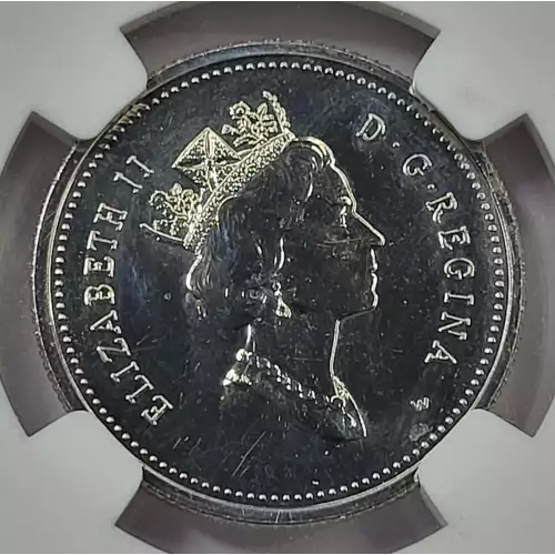 CANADA Nickel Plated Steel 25 CENTS (4)