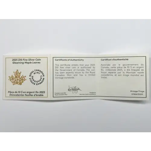 CANADA Silver 10 DOLLARS (15.87 grams / ~ 1/2 oz) (generic) (5)