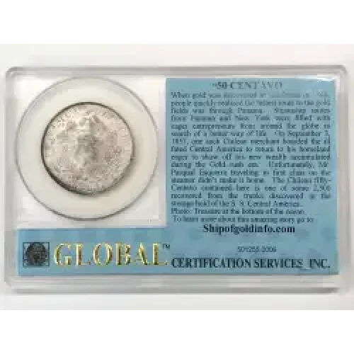 CHILE Silver 50 CENTAVOS (2)