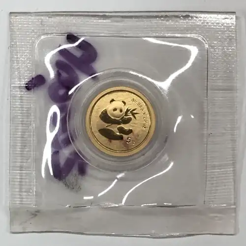 CHINA, PEOPLE'S REPUBLIC 1/20 oz Gold Panda 5 Yuan (generic)