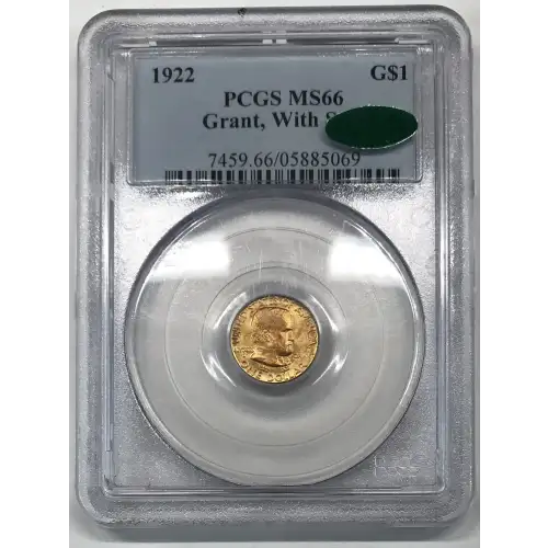 Classic Commemorative Gold--- 1922 Grant, With Star -Gold- 1 Dollar