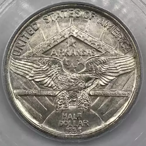 Classic Commemorative Silver--- Arkansas Centennial 1935-1939-Silver- 0.5 Dollar (4)
