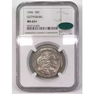 Classic Commemorative Silver--- Battle of Gettysburg 75th Anniversary 1936 -Silver- 0.5 Dollar