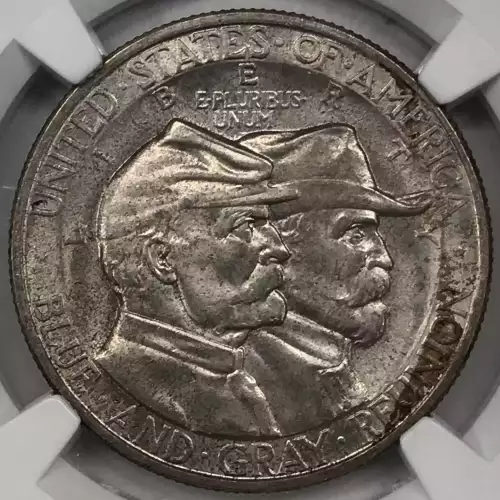 Classic Commemorative Silver--- Battle of Gettysburg 75th Anniversary 1936 -Silver- 0.5 Dollar (2)