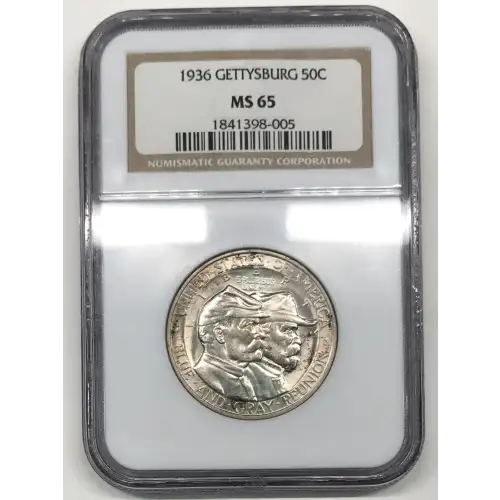 Classic Commemorative Silver--- Battle of Gettysburg 75th Anniversary 1936 -Silver- 0.5 Dollar