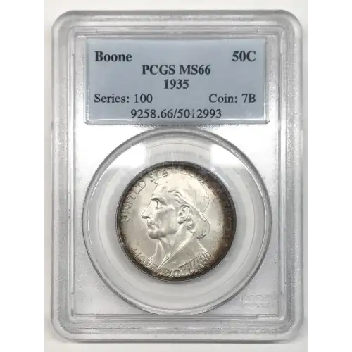 Classic Commemorative Silver--- Daniel Boone Bicentennial 1934-1938-Silver- 0.5 Dollar