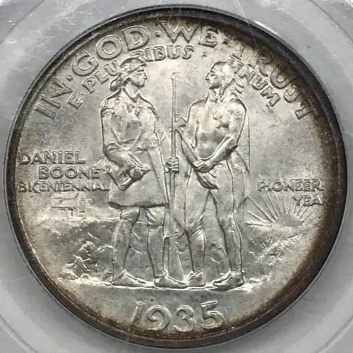 Classic Commemorative Silver--- Daniel Boone Bicentennial 1934-1938-Silver- 0.5 Dollar (4)